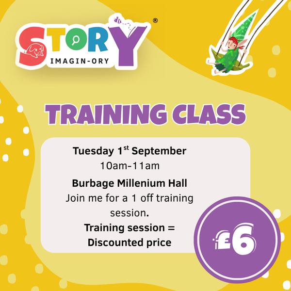 Training Class Tuesday 1st September 10am