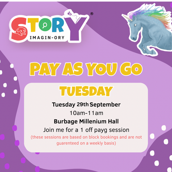 PAYG Tuesday 29th September  Burbage