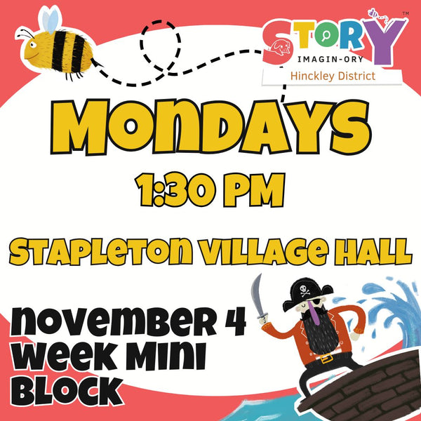 Mondays - Stapleton - November 4 Week Mini Block- 1:30PM - 3rd November