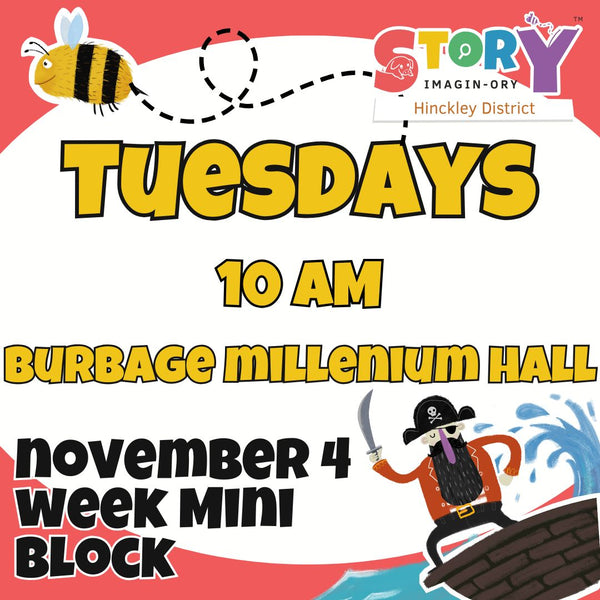 Tuesdays - Burbage - 4 week mini block -10AM - 4th November