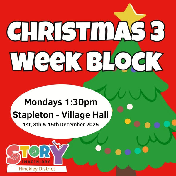 Monday - Stapleton - 3 week Christmas Block - 1st, 8th & 15th December 2025 - 1:30PM