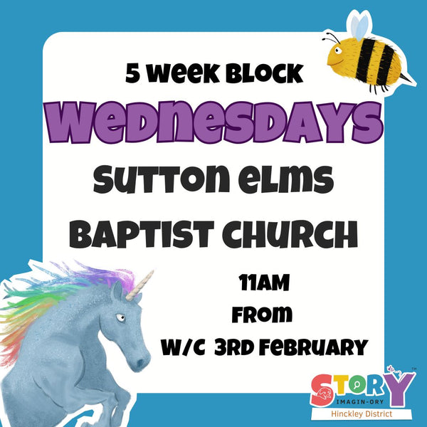 Wednesdays - Sutton in the Elms - 11am 5 week block