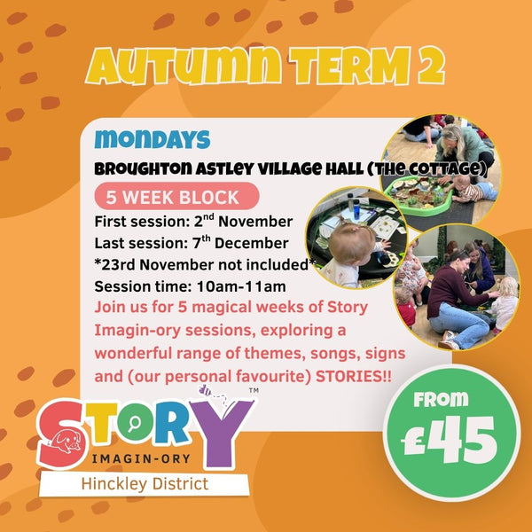 MONDAYS Broughton Astley Villiage Hall- Autumn Term 2 (5 Week Block)