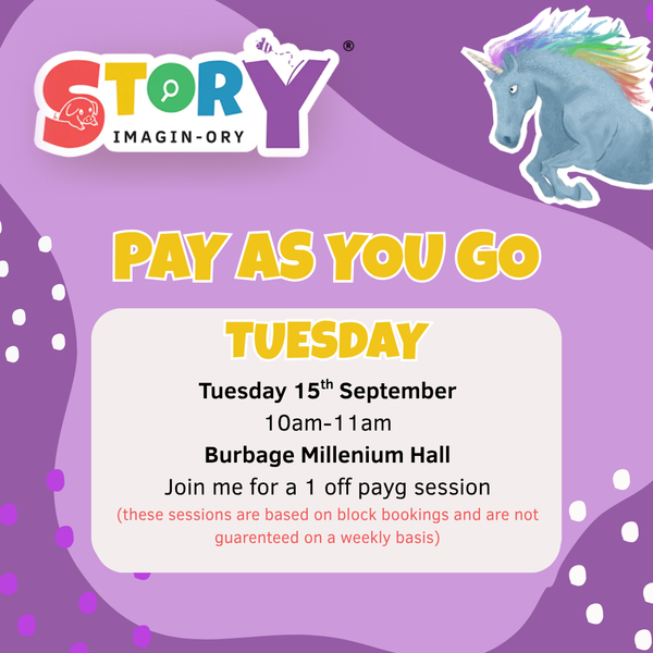PAYG Tuesday 15th September  Burbage